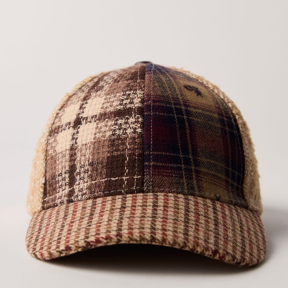 Free People Plaid It Baseball Hat
NWT!
